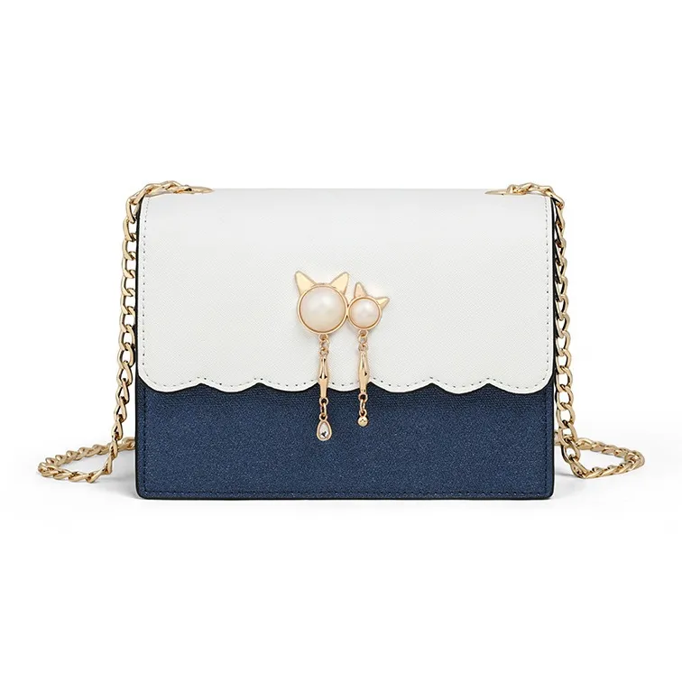 CNNCOO Synthetic Leather Crossbody Bag, Shoulder Bag Women's Royal Blue-4