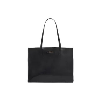 THE BRIDGE Leather Tote Bag, Shopping Bag, Shoulder Bag Women's Black