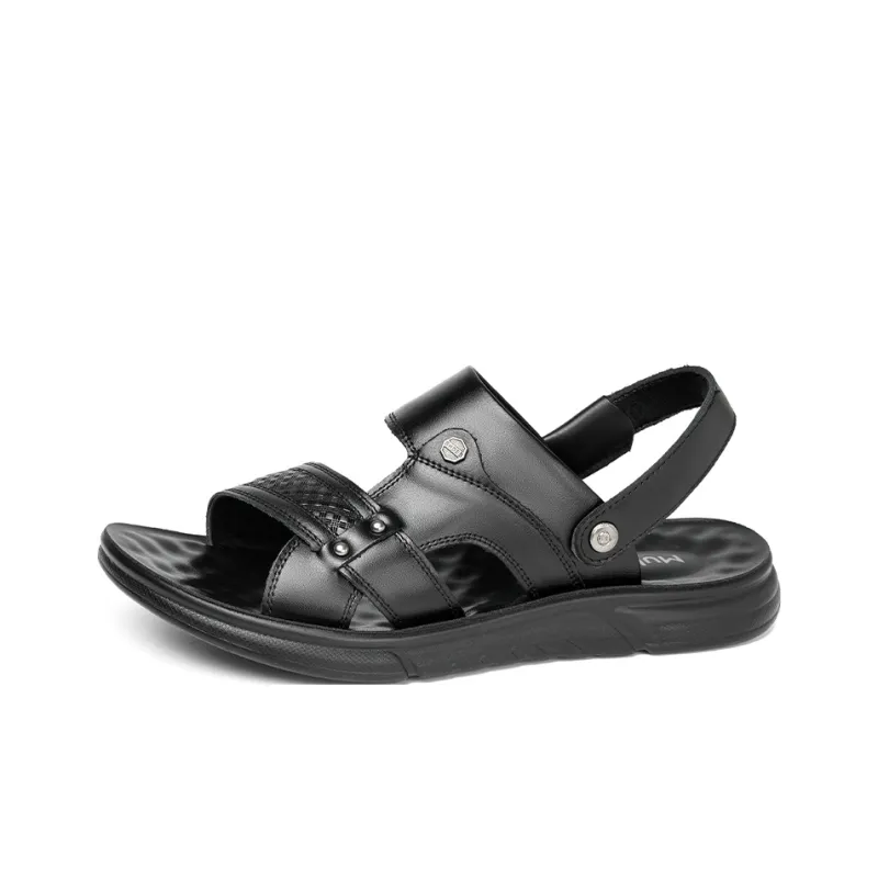 Mulinsen Beach Sandals Men Black/Brown-2
