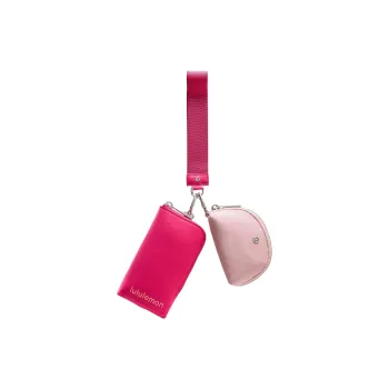 Lululemon Recycled Polyester Wallet Women's Raspberry Sauce & Pink