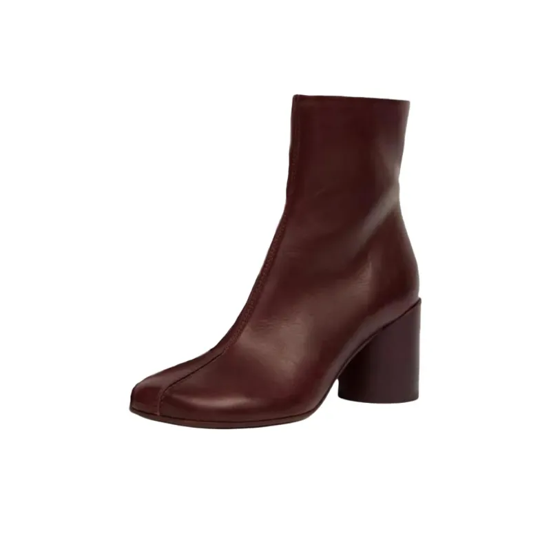 MM6 Maison Margiela 70mm Anatomic Stitch Ankle Boots Women's-0