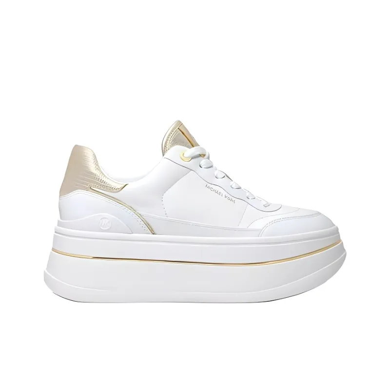 MICHAEL KORS Hayes Low Top Casual Shoes 5cm Women's White-1