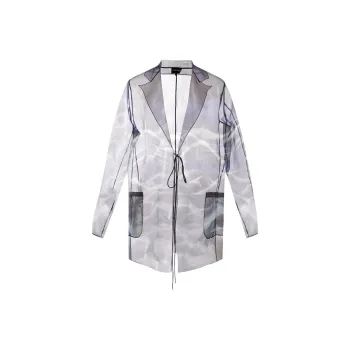 GIORGIO ARMANI All Over Printed Single Breasted Jacket