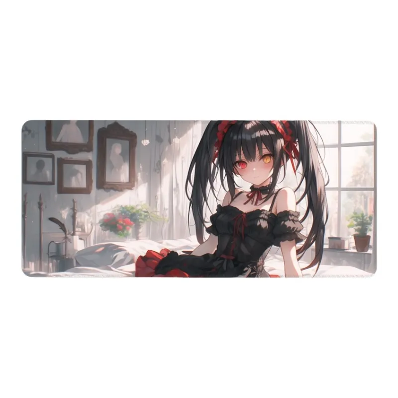 DANYIN Extra Large Date A Live Table Mats Esports Gaming Keyboard Pads Kurumi Tokisaki Anime Home Mouse Pads Mouse Pads-14