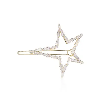 Yiru Faux Crystal Hair Clips Women's