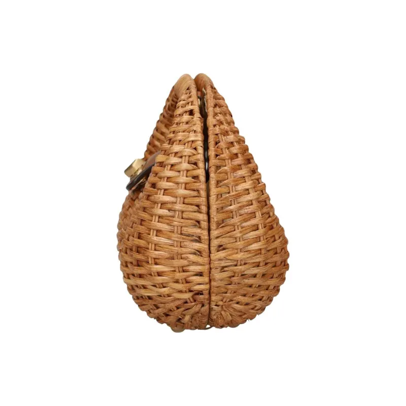 CULT GAIA Lydia Woven Basket Tote Bag-3
