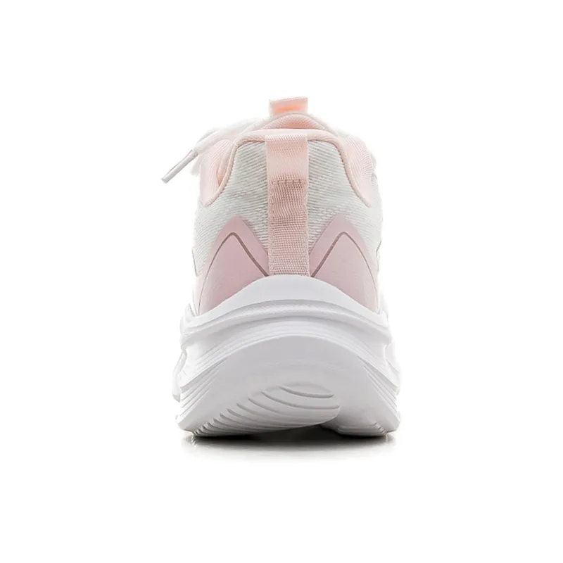 HUANQIU Cushioning, Breathable, Supportive Low Top Casual Running Shoes Women's White Pink-3