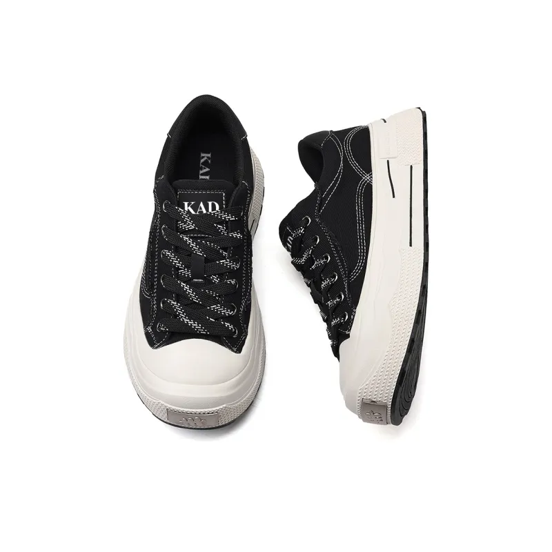 KAD Low Top Casual Shoes Men's Black-3