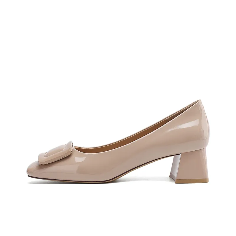 HLA Chunky Heel High Heels 5CM Women's-10