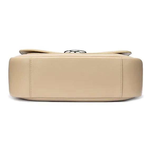 ROBERTA DI CAMERINO Synthetic Leather Shoulder Bag Women's Black/Apricot-9