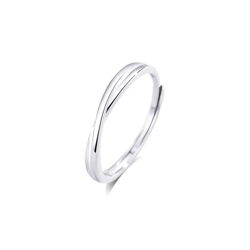 KUMET Sterling Silver Rings Unisex-5