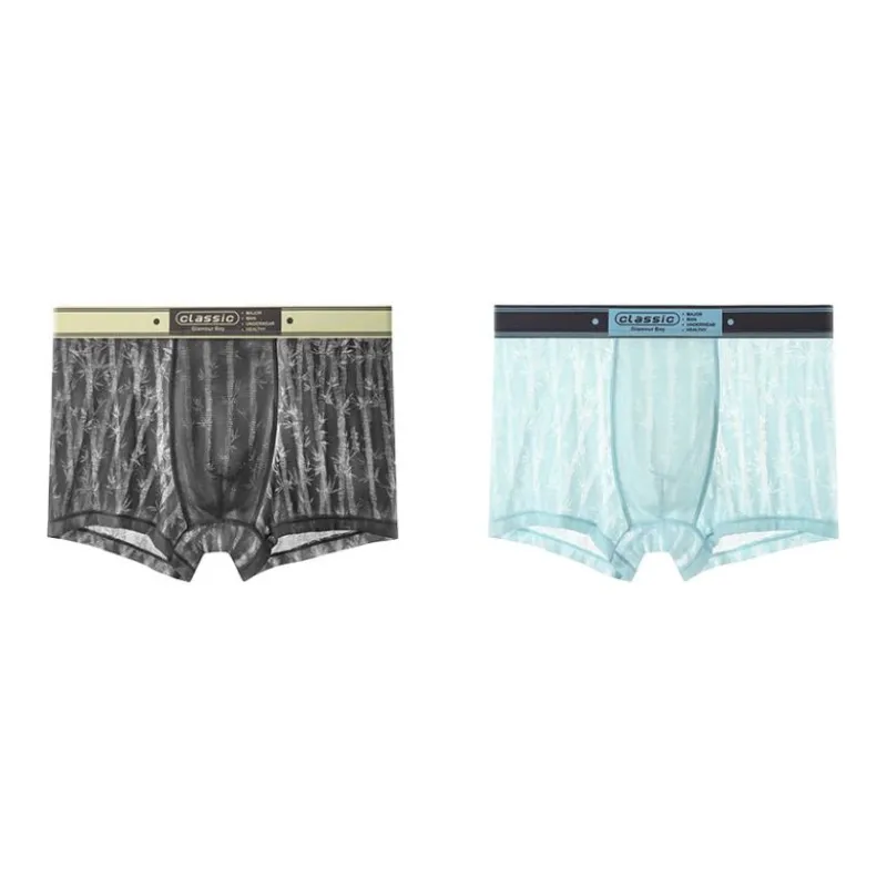 MIIOW Trendy Party Collection Cooling Summer Collection Underpants Men's Combo Set-16