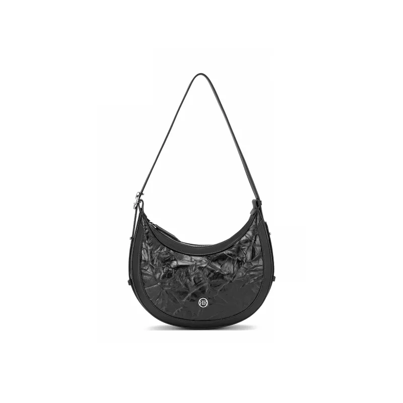 ROBERTA DI CAMERINO Synthetic Leather Crescent Bag Shoulder Bag Women's Black-0