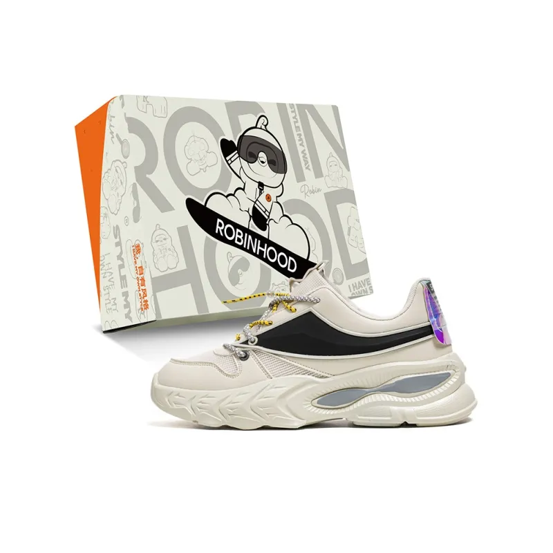 ROBINHOOD Anti Slip Wear Resistant Low Top Chunky Sneakers Men's Box Included-11