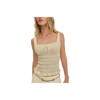 Reformation Tank Tops Women's Ecru