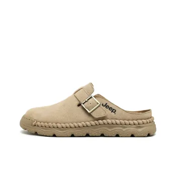 Jeep Rubber Sole Quiet Abrasion Resistant Closed Toe Slippers Unisex