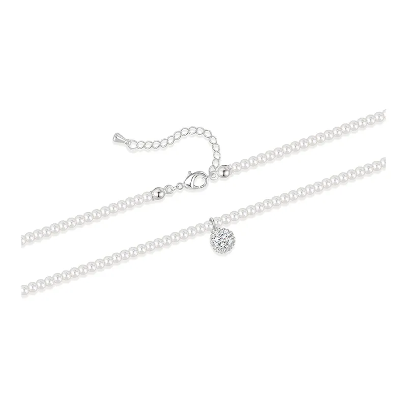 AJIDOU Faux Pearl Necklaces Women's-2
