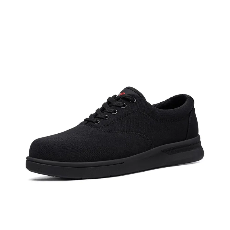 LARNMERN Breathable, Supportive, And Lightweight Low Top Casual Shoes Men's Black-2