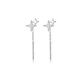 Daisy Dream Full Sterling Silver Earrings Women's