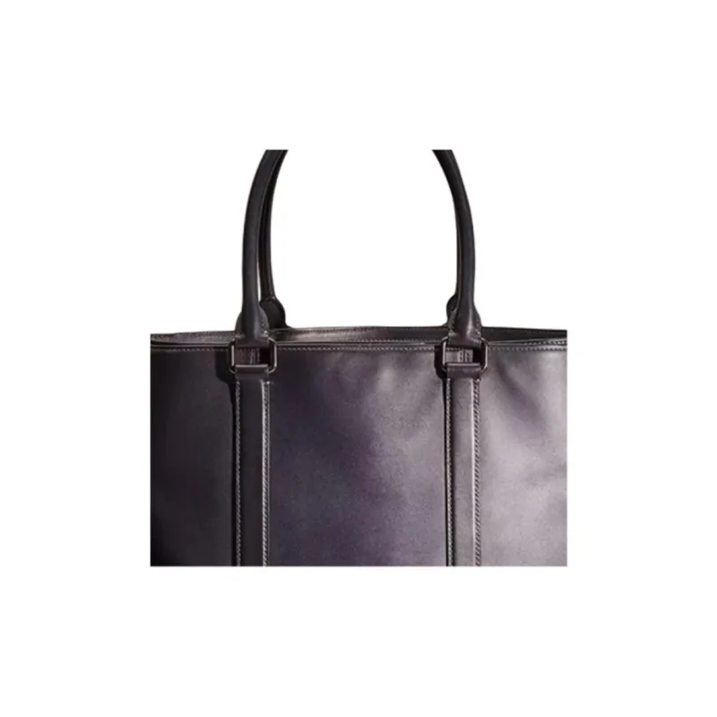 COACH Metropolitan Glove Tanning Briefcase Shoulder Bag Crossbody Bag Handbag Men's Midnight Navy Matte Black Copper-1
