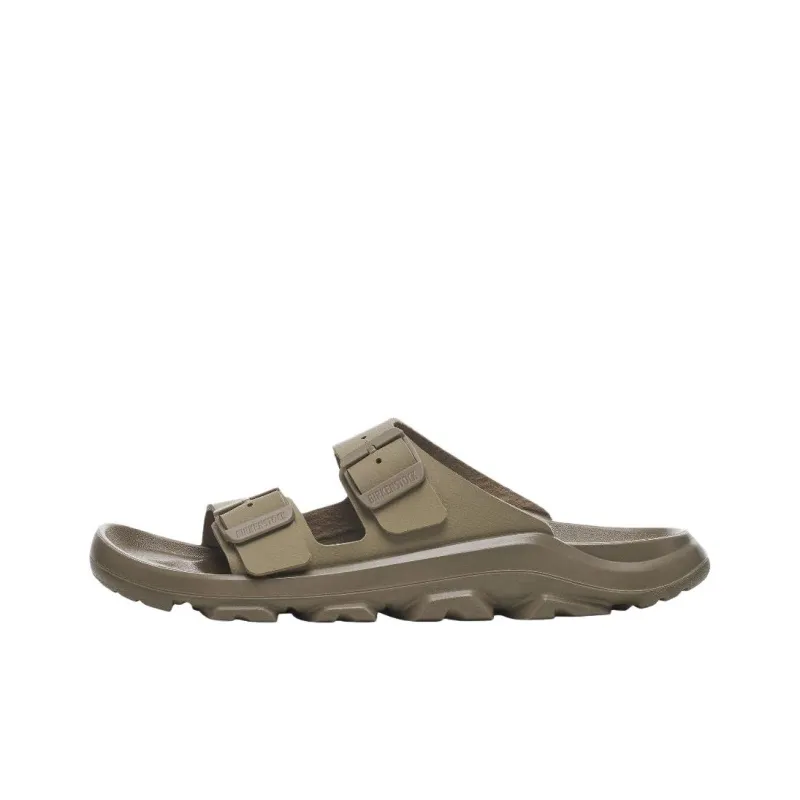 Birkenstock Mogami Terra PU Polyurethane Abrasion Resistant Slide Slippers Unisex Khaki-0