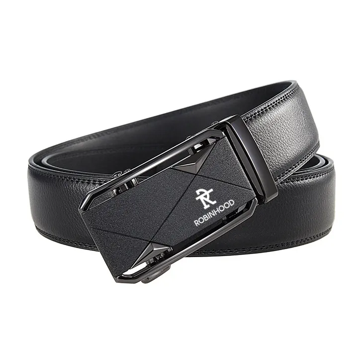 ROBINHOOD Cow Split Leather Belts Men's 3.5CM-1