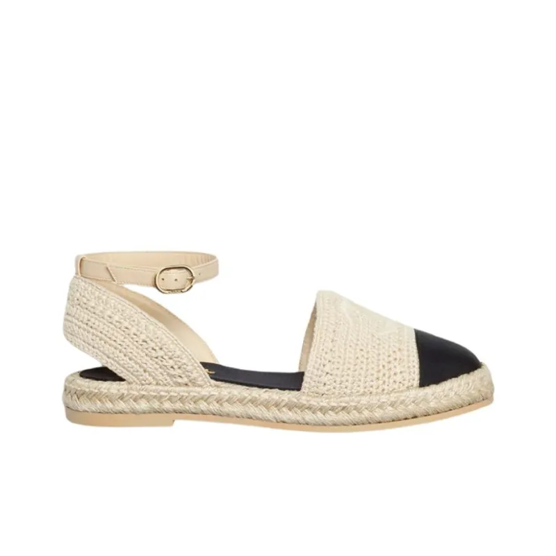 CHANEL Casual Single Shoes Women's Beige-1