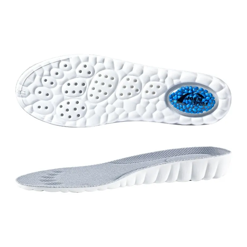 Footprint Tribe Antibacterial Mesh+PU+Popcorn Air Cushion Insoles Unisex-5