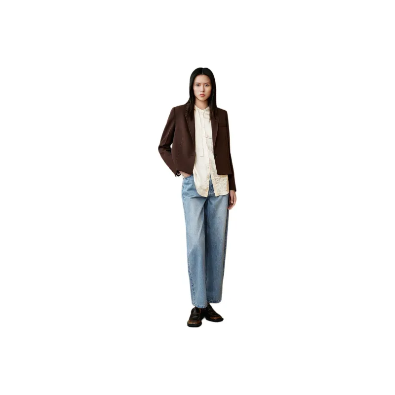 INSUN Business Suits Women's Burgundy-1