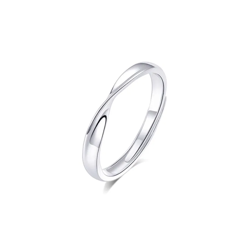 KUMET Sterling Silver Rings Unisex-5