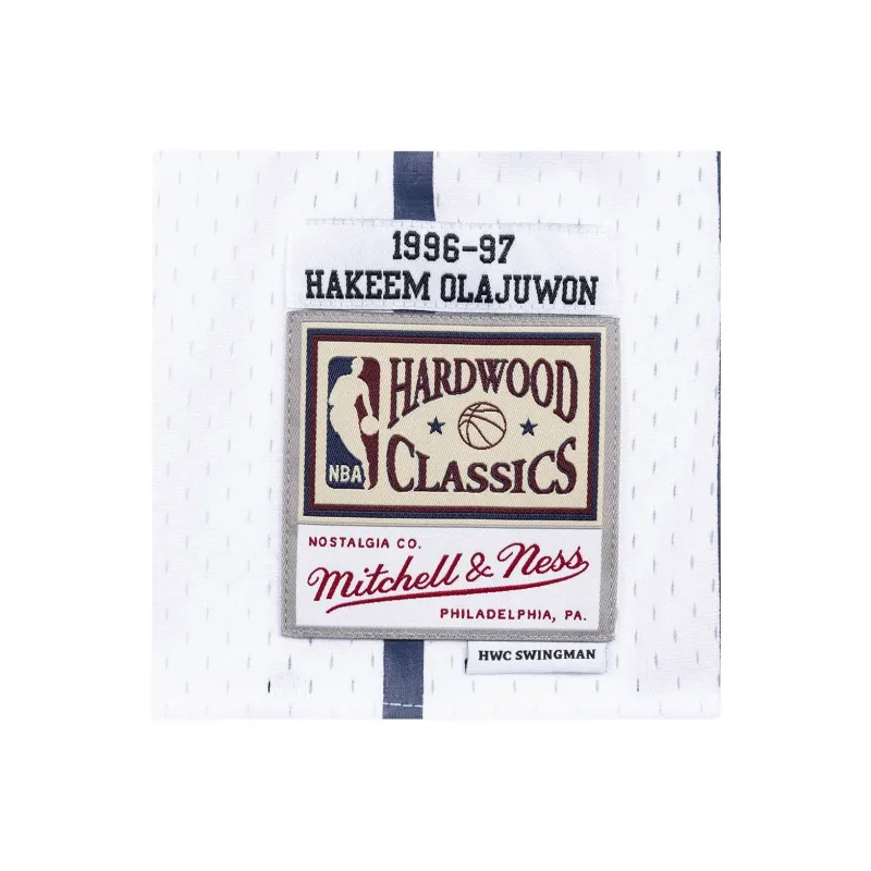 Mitchell & Ness Houston Rockets 1996 97 Hakeem Olajuwon Swingman Jersey-2