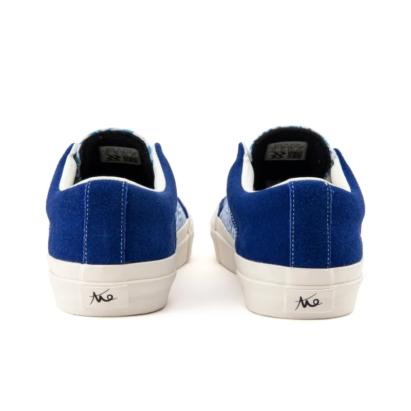 WANSWER Cushioning, Breathable, Supportive Low Top Skateboard Shoes Unisex Blue-5