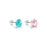 [Sparkling Pearl]Two-Tone Sea Blue+Lotus Pink