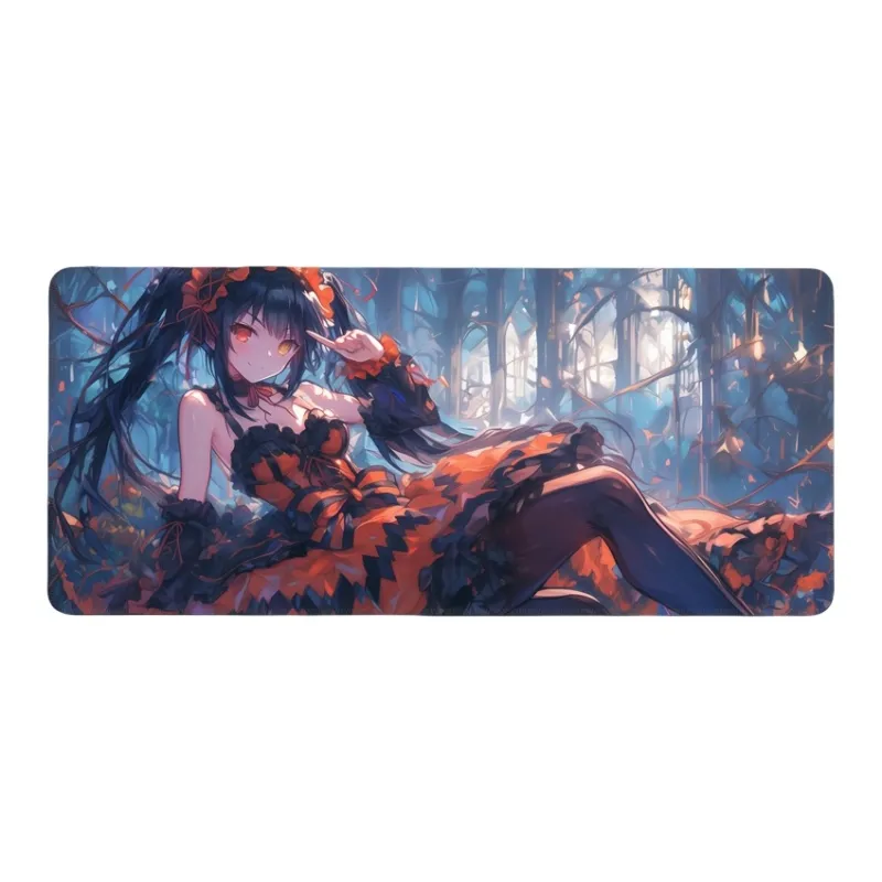 DANYIN Extra Large Date A Live Table Mats Esports Gaming Keyboard Pads Kurumi Tokisaki Anime Home Mouse Pads Mouse Pads-16
