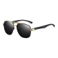 Black Gold Frame with Black Gray Lens