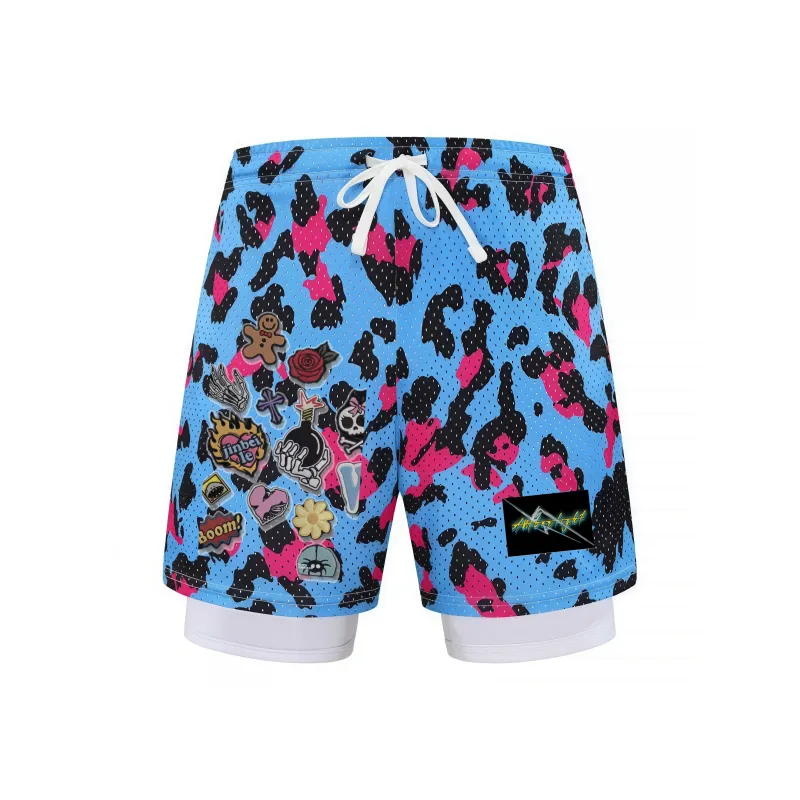 AMBER LIGHT Basketball Shorts Unisex-2