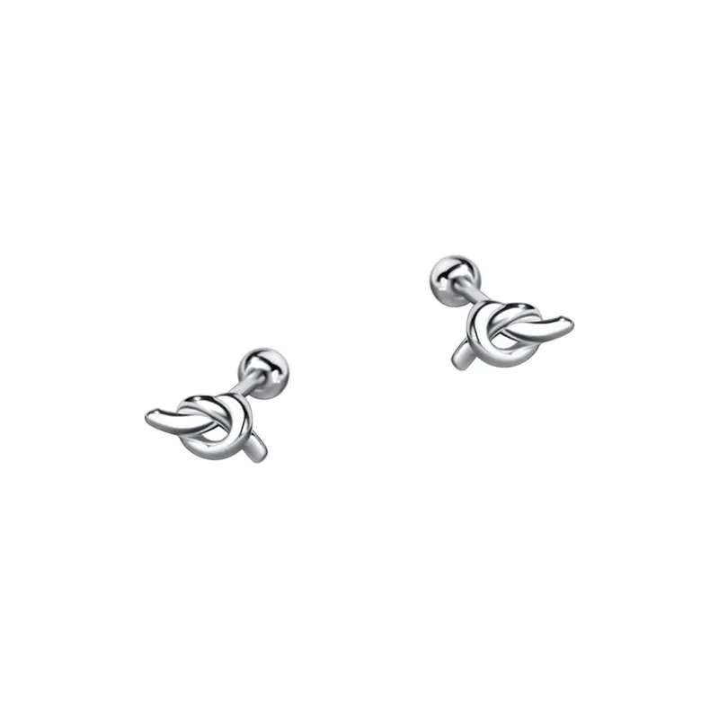 CENTURY&KINDLE 999 Fine Silver Stud Earrings Women's-0