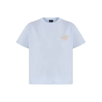 A.P.C T Shirts Men Light Blue