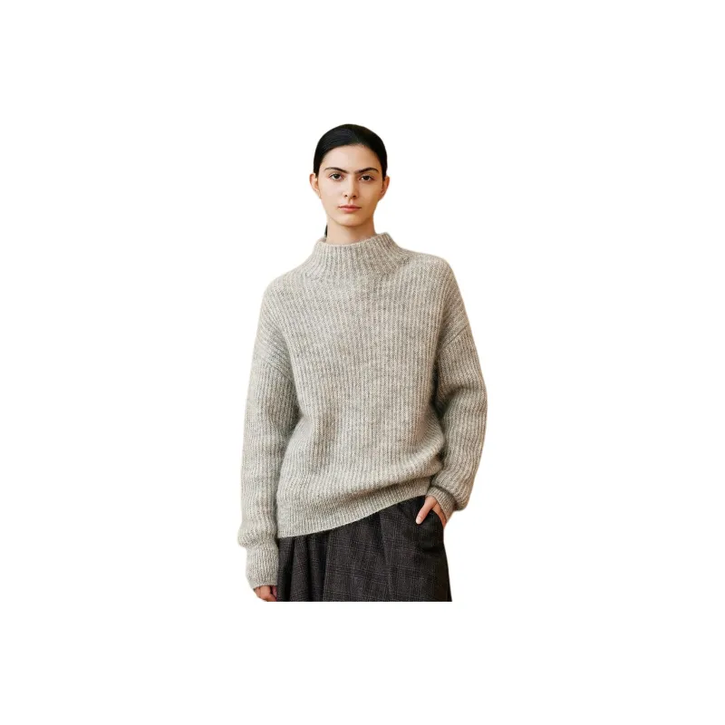 INSUN Knitwear Women's Light Gray-0