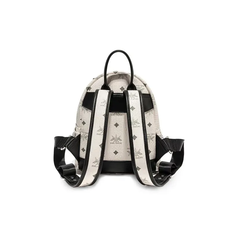 CLEVER& KETCH PU Small Backpack Medium Size Women's Black/Brown-2