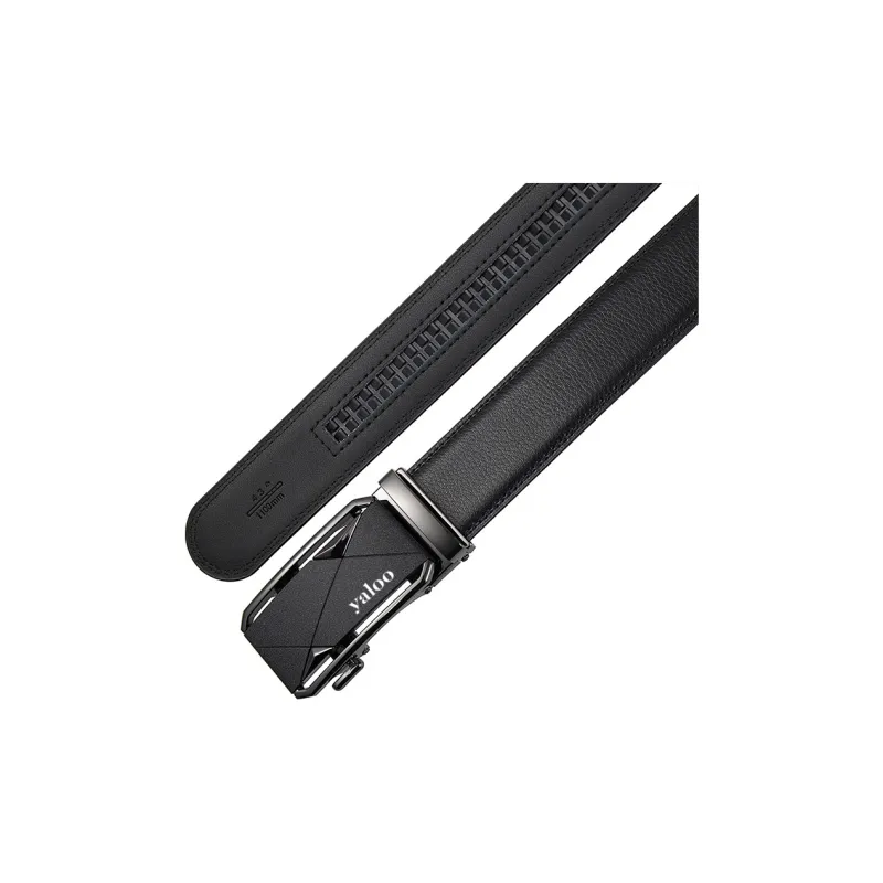 Yalu Cow Split Leather Belts Men's Width 3.5CM-4