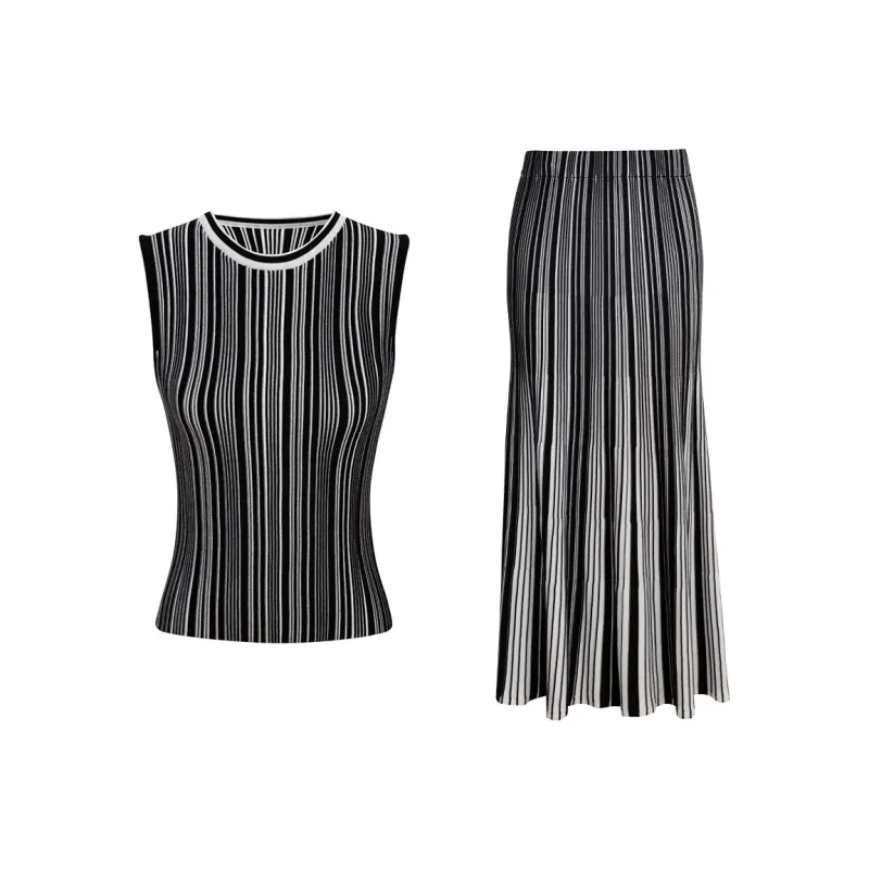 Amyenjoylife Two Piece Skirt Sets Women's-0