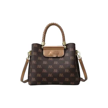 Boniu PVC Tote Bag, Handbag Women's Brown