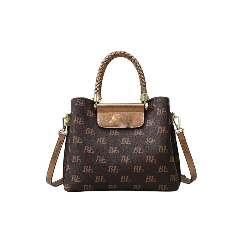 Boniu PVC Tote Bag, Handbag Women's Brown-0