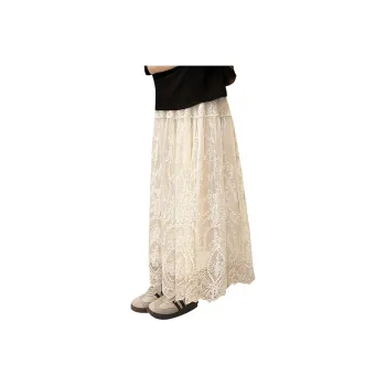 Cypress House Casual Long Skirt Women's White