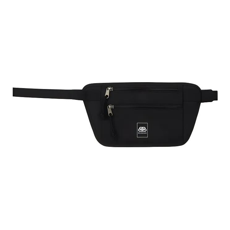 Balenciaga Polyamide Wallet Fanny Pack Men's Black-0