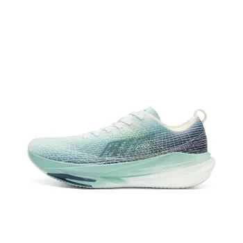 QIAODAN Cushioning And Breathable Low Top Physical Fitness Test, Physical Exam, Racing Running Shoes Men's Blue