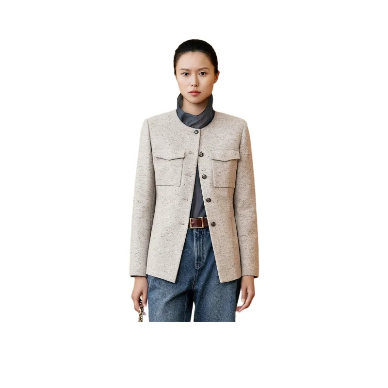 INSUN Jackets Women's Khaki-1