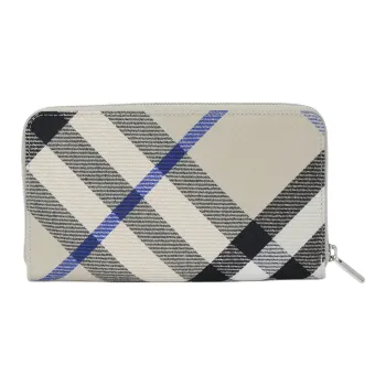 Burberry Shield Polyester Wallet Men's Moss Green