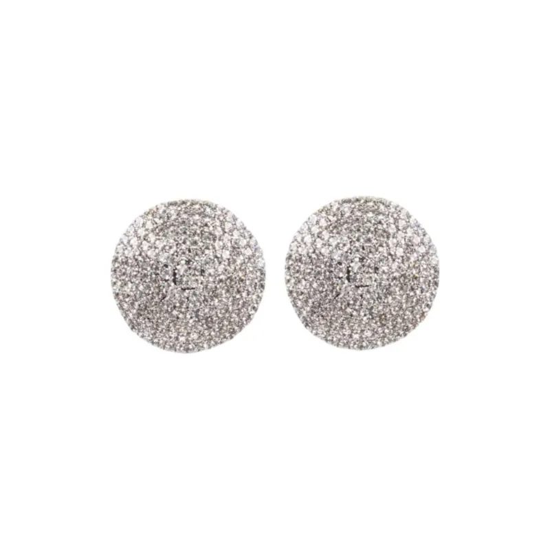 Self portrait Brass Earrings Unisex Silver-0